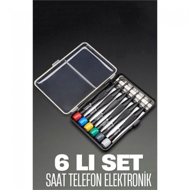 Renkmix 5+1 Adet Saat Elektronik Telefon Tamir Tornavida Seti