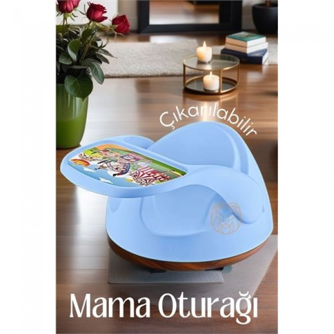 Renkmix çıkarılabilir Mama Oturağı Masa Mama Sandalyesi Mavi̇ 719332
