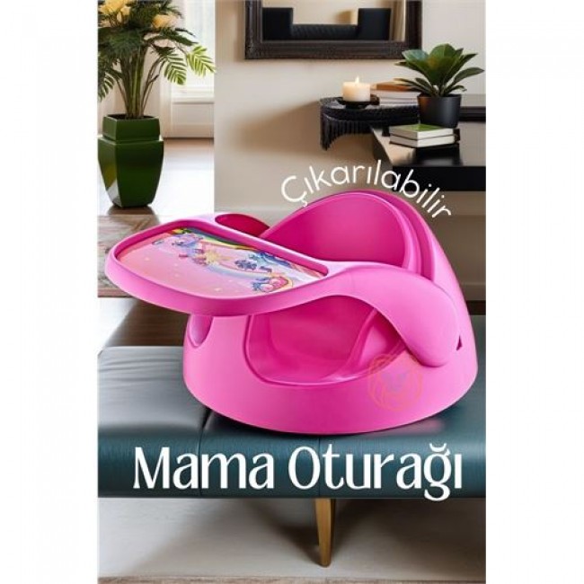 Renkmix çıkarılabilir Mama Oturağı Masa Mama Sandalyesi Pembe 719335