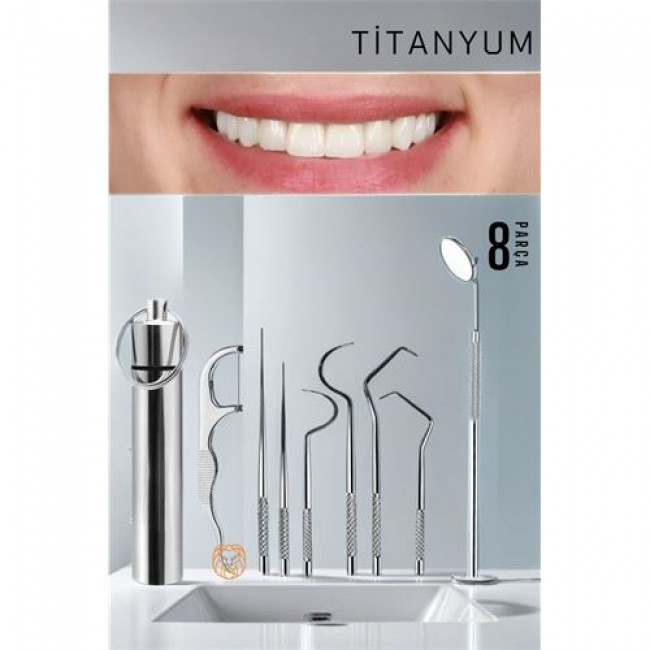 Renkmix Ayna Kürdan Diş Ipi Temizlik Seti Paslanmaz çelik 720105