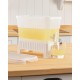 İndirimde Beyaz buzdolabı i̇çi musluklu ayaklı su -limonata - i̇çecek sebili piknik bidonu 4 lt
