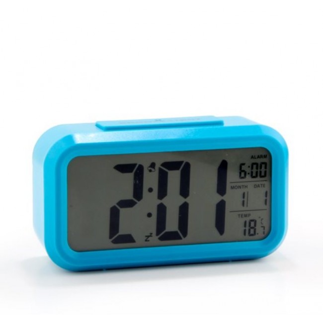İndirimde Işık sensörlü termometreli alarmlı dijital masa saati higrometre
