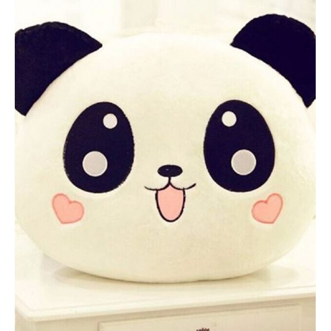 İndirimde Sevimli panda tasarımlı polar yastık