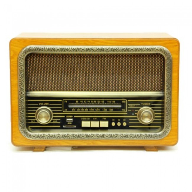 Son Fırsat Nostaljik ahşap radyo